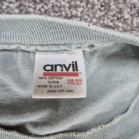 Vintage 1993 Anvil T-Shirt Mens Large USA Single Stitch Attitude is Everything - Picture 2 of 7